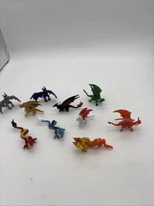 K&M Dragons Lot Of 10 2” Mini Figures Hui Zhou - Picture 1 of 9