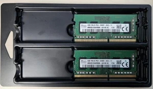 RAM 8GB 2x4GB DDR4 HYNIX 1Rx16 PC4-2400T-SC0-11 HMA851S6AFR6N-UH *NEW* REF00291 - Picture 1 of 5