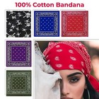 UNISEX BANDANA COTTON HEADBAND HEAD WEAR WRAP BAND SCARF NECK