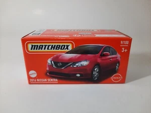 Matchbox 2024 Mattel 2016 Nissan Sentra 9/100 Box Modellino 1/64 - Foto 1 di 1