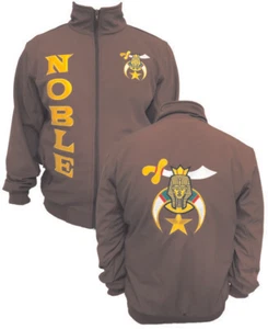 Shriners Microfiber Jacket Embroidered Front & Back (Maroon) - (1992SHRJKMN) - Picture 1 of 1