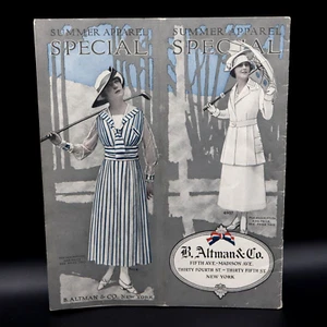 Antique 1917 B. Altman & Co. Summer Fashion Catalog – NYC 5th Ave. Rarity D3 - Picture 1 of 10