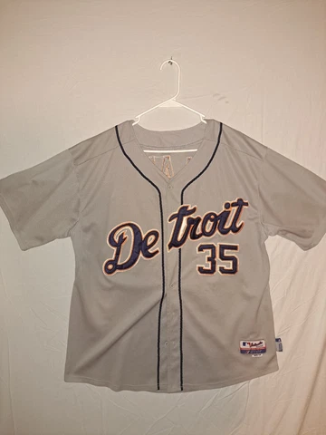Justin Verlander Detroit Tiger Majestic Authentic Cool Base Jersey Men 54 Grey Cover