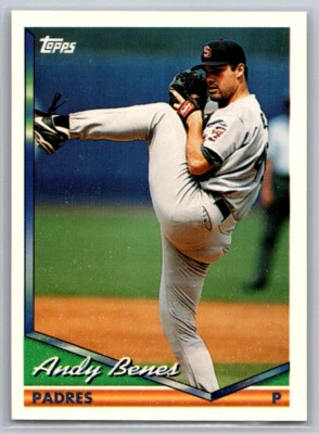 Andy Benes 1994 Topps #70 San Diego Padres 5RNNM1M - Image 1 of 2