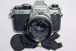 Nikon FE2 35mm Film SLR Manual Camera with Nikon 50/2 Nikkor AI Lens - Excellent - Imagen 1 de 6