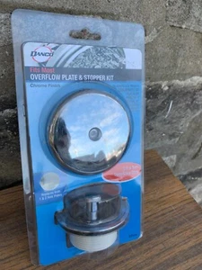 Danco 88966 Placa de Desbordamiento y Kit de Tapón Conjunto Universal Cromo Pulido Nuevo - Imagen 1 de 8