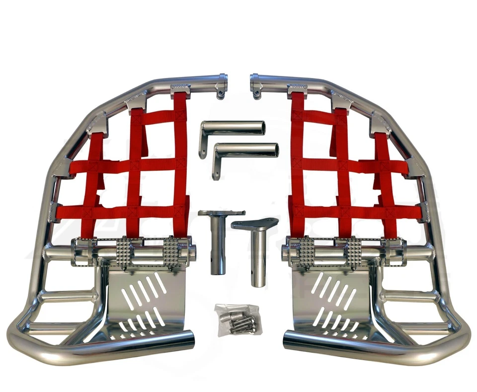YFZ 450R 450X Barras Nerf Pro Peg Alba Racing Red nets 251 T7 SR Foto 1 de 4