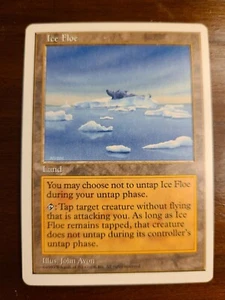MTG Magic The Gathering 5th Edition - Ice Floe - NM - Picture 1 of 2