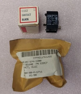 '1 PIECE' - PN# E22C7, E22-C7 - CUTLER HAMMER / EATON - CONTACT BLOCK - Picture 1 of 10