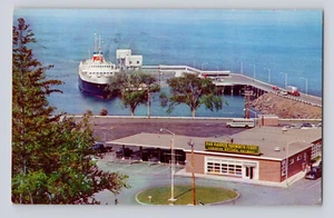 Postcard Maine Bar Harbor ME Yarmouth Nova Scotia Ferry 1963 Canada Post Chrome - Picture 1 of 2