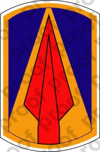 AUFKLEBER US ARMY UNIT 177th Armor Brigade SHIELD - Bild 1 von 1