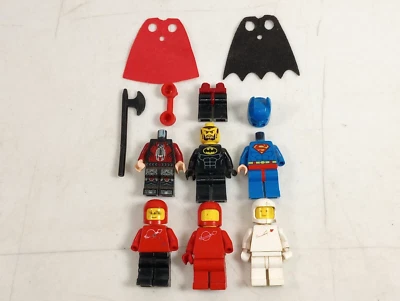 Vintage Lego Minifigure Batman Superman Spaceman Parts Lot - Image 1 of 4