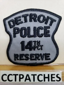 DETROIT, MICHIGAN POLICE 14TH PRECINCT RESERVE SHOULDER PATCH MI - Picture 1 of 2