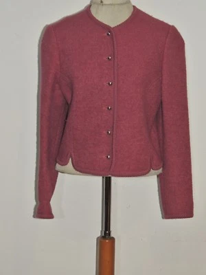 Chaqueta de lana Herman Geist malva Boucle SM b-37 Foto 1 de 3