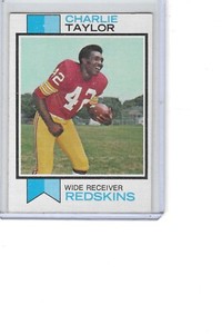 1973 Topps Football #236 Charlie Taylor Washington Redskins Vintage SEE SCANS