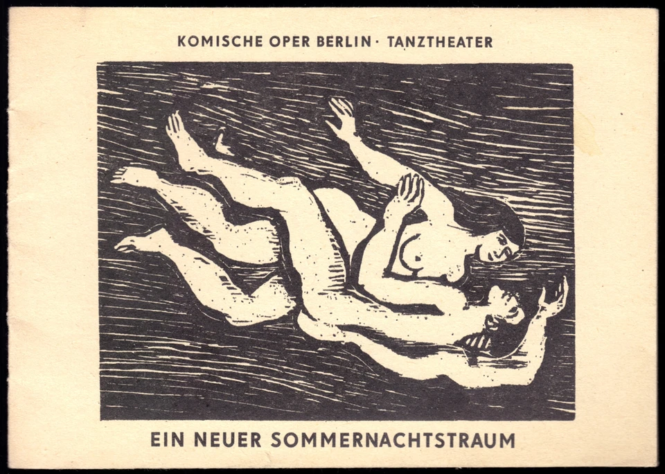 Theaterprogramm, Komische Oper Berlin, Ein neuer Sommernachtstraum, 1980 - Bild 1 von 1