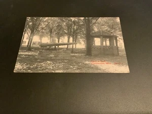 Constantine, Michigan ~ Scene in Park - Canon /Gazebo Unposted Antique Postcard - Picture 1 of 2