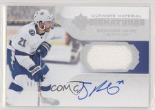 2019 Upper Deck Ultimate Collection Materials Signatures /99 Brayden Point Auto
