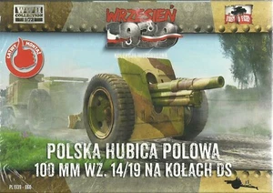 First To Fight 1/72 (20mm) 100mm Skoda 14/19 Haubitze mit DS Rädern - Bild 1 von 1