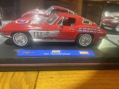 MAISTO 1965 CHEVROLET CORVETTE CAPTAIN AMERICA ИЗДАНИЕ - 2003 - 1/18 - Изображение 1 из 4