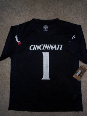 Cincinnati Bearcats #1 ncaa Football Jersey YOUTH KIDS BOYS (L-LG-LARGE) - Image 1 of 2