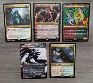 MTG Magic Set di 5 Carte Gruul Rare e Mitiche EDH Commander Verde Rosso GIOCATE - Foto 1 di 1