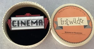 Erstilder CINEMA Now Showing 2019 Brooch Brand New In Box - Picture 1 of 5
