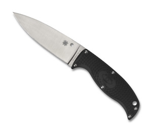 Spyderco Knives Enuff 2 Fixed Blade Knife FB31PBK2 Black FRN VG-10 Stainless