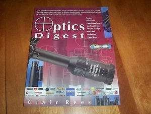 OPTICS DIGEST Hunting Scopes Binoculars Range Finders Spotting Scopes Guns Book - Picture 1 of 3