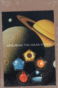 Scott #3410 Exploring the Solar System 5 Stamp Sheet - Sealed Brown - Picture 1 of 4