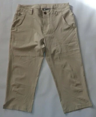 Pantalones de Senderismo Sierra Blancos para Mujer 6 Recortados Capri Tostado Secado Rápido Viaje Nylon Ligeros Foto 1 de 4