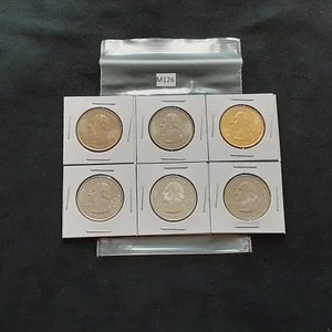 2003 Maine State Quarters Set! 6 Different coins! 1 90% silver!! M126 - Picture 1 of 2