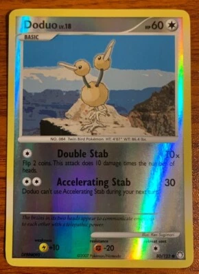 2007 Pokemon Reverse Holo Diamond & Pearl Mystery Treasures 80/123 Free Shipping - Image 1 of 2