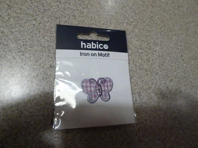 Habico 'Iron on'/sew on BUTTERFLY MOTIF - Image 1 of 2