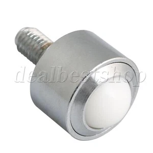 15mm Nylon Roller Ball Transfer Bearings M8mm Thread Stem Caster Wheel - Picture 1 of 9