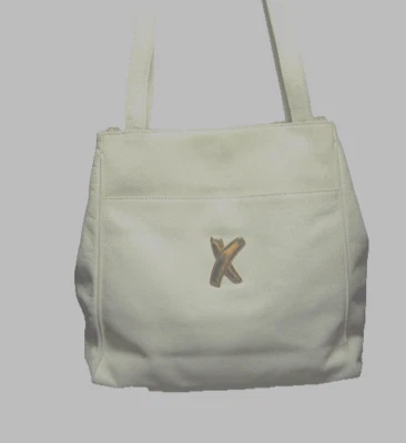 Bolsa de ombro By Paloma Picasso Signature couro creme grande quatro compartimentos - Imagem 1 de 4