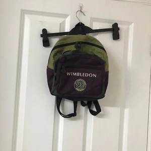 Wimbledon Tennis Mini Backpack Rucksack Tasche gesticktes Logo Official Merch - Bild 1 von 8