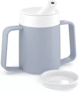 Drinking Cup/beaker/mug/sippy Cup For Disabled Adults With Easy Grip Handles - Picture 1 of 7