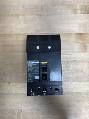 SQUARE D QBA32225 QBA I-LINE 3 POLE 225 AMP 240v CIRCUIT BREAKER POWERPACT - Image 1 of 4