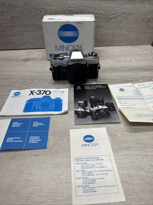 Minolta X-370 35mm Film Camera - Body only - MINT UNUSED - New Batt - Tested - Image 1 of 4