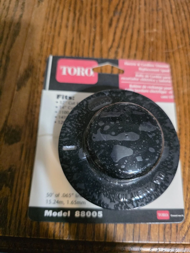 Carrete de repuesto para recortadora de cuerda eléctrica Toro 88005 50' de 0,065" línea 3336-500 Foto 1 de 1