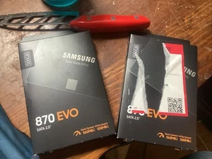 2 Samsung 870 EVO 500GB 2.5" SATA III Internal SSD MZ-77E500B drive Solid state - Afbeelding 1 van 1