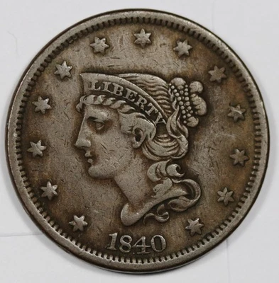 1840 centavos grandes.  Data grande.   210361 - Imagem 1 de 2