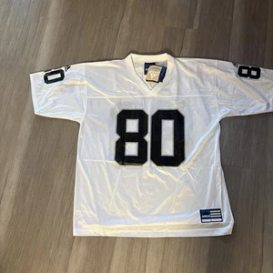 NEW RARE Vintage Adidas JERRY RICE #80 Oakland Raiders White Jersey Mens L - Picture 1 of 7