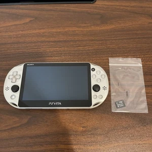 4075 PlayStation Vita 2000 Silver Good TESTED - Picture 1 of 13