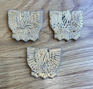 HONDA GOLDWING Gold Hawk insignia emblema usado OEM GL1100 1980’s motocicleta - Imagen 1 de 2