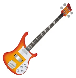 Basso Elettrico 4 Corde Bass Electric Rock Vintage Single Coil 20 Tasti Sunburst - Foto 1 di 11