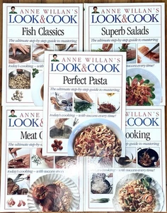Anne Willan's Look & Cook by Willan, Anne Hardback Lot of 5 EXCELLENT CONDITION - Foto 1 di 14