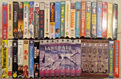44 Sports - VHS Lot - Hockey, Golf, Baseball, Basketball, Football, Sports Hits - Image 1 of 4