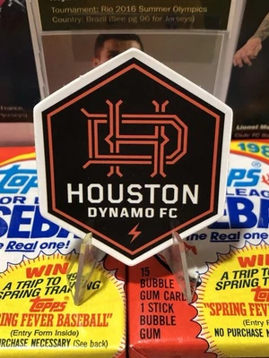 Logotipo del equipo de fútbol Houston Dynamo FC calcomanía adhesiva de 2,5 pulgadas fútbol Foto 1 de 4